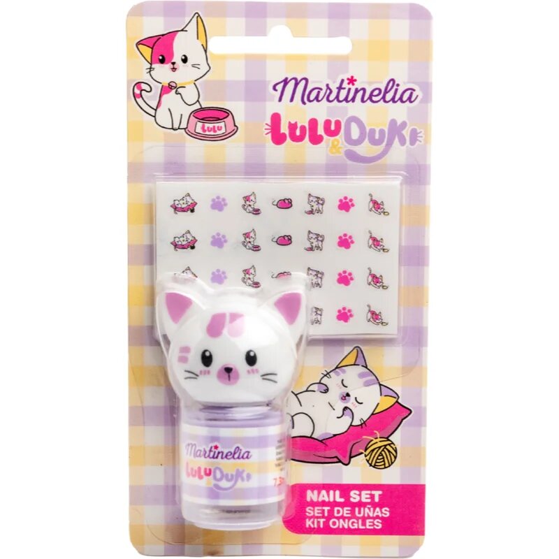 Martinelia Lulu & Duki Nail Set подаръчен комплект за деца