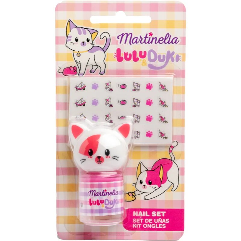 Martinelia Lulu & Duki Nail Set подаръчен комплект за деца