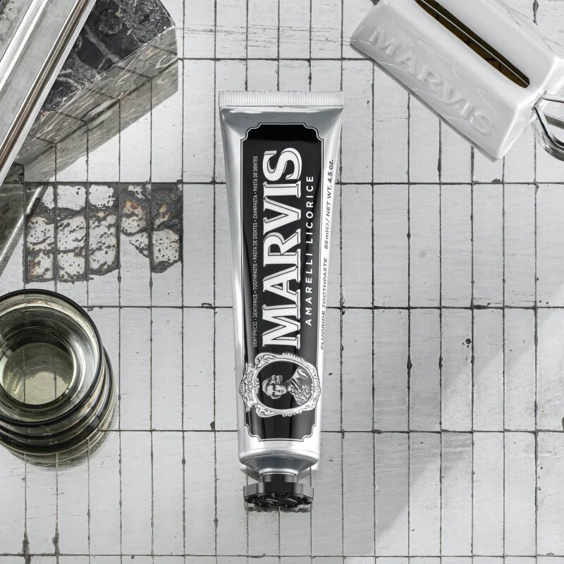 Marvis The Mints Amarelli Licorice паста за зъби вкус Amarelli Licorice-Mint 85 мл.