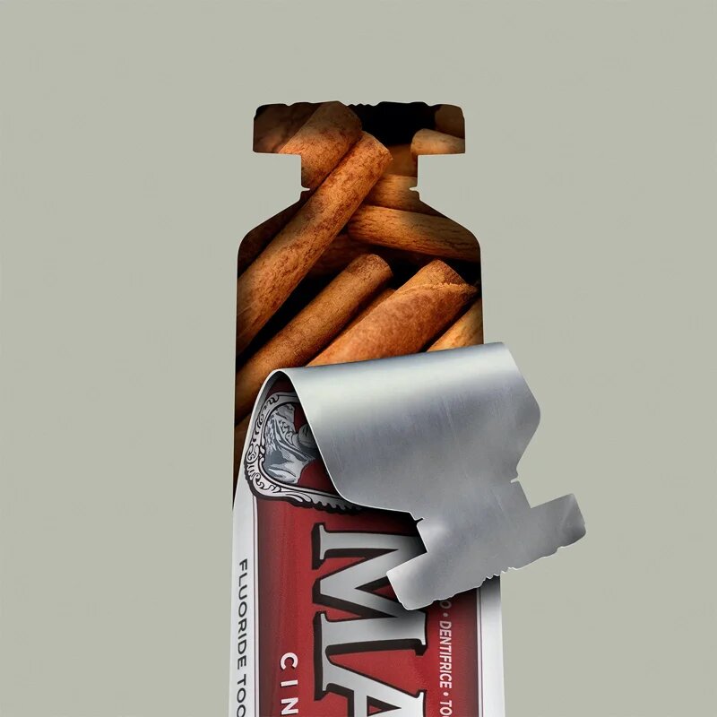 Marvis The Mints Cinnamon паста за зъби вкус Cinnamon-Mint 25 мл.