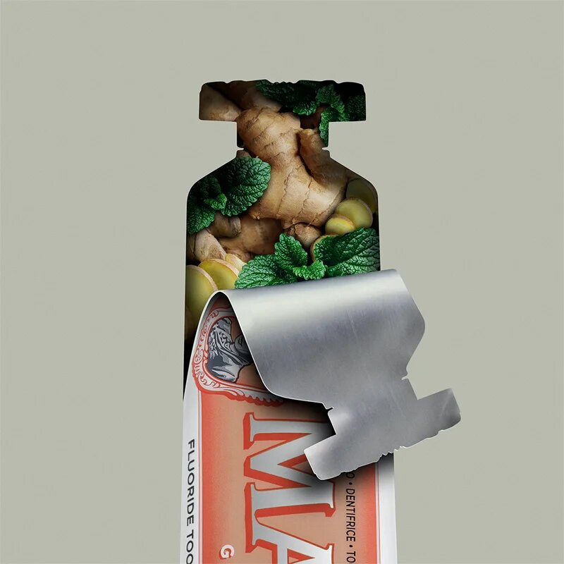 Marvis The Mints Ginger паста за зъби вкус Ginger-Mint 25 мл.