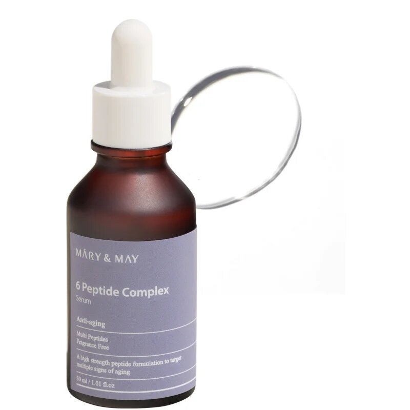 Mary&May 6 Peptide Complex интензивно регенериращ серум с анти-бръчков ефект 30 мл.