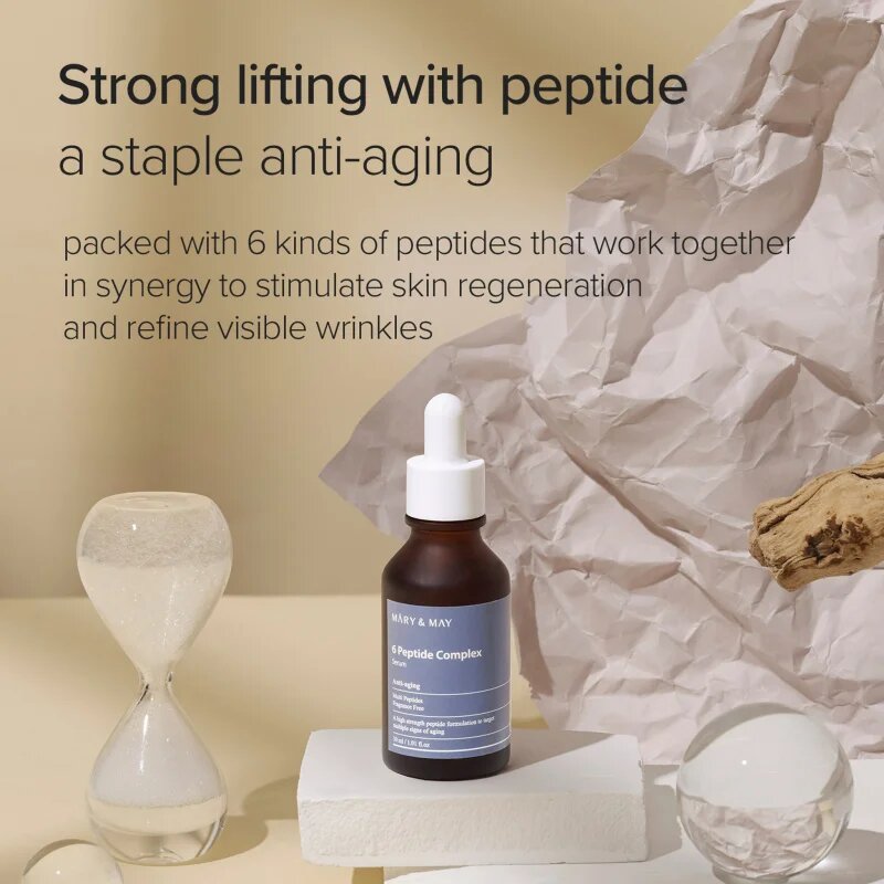 Mary&May 6 Peptide Complex интензивно регенериращ серум с анти-бръчков ефект 30 мл.