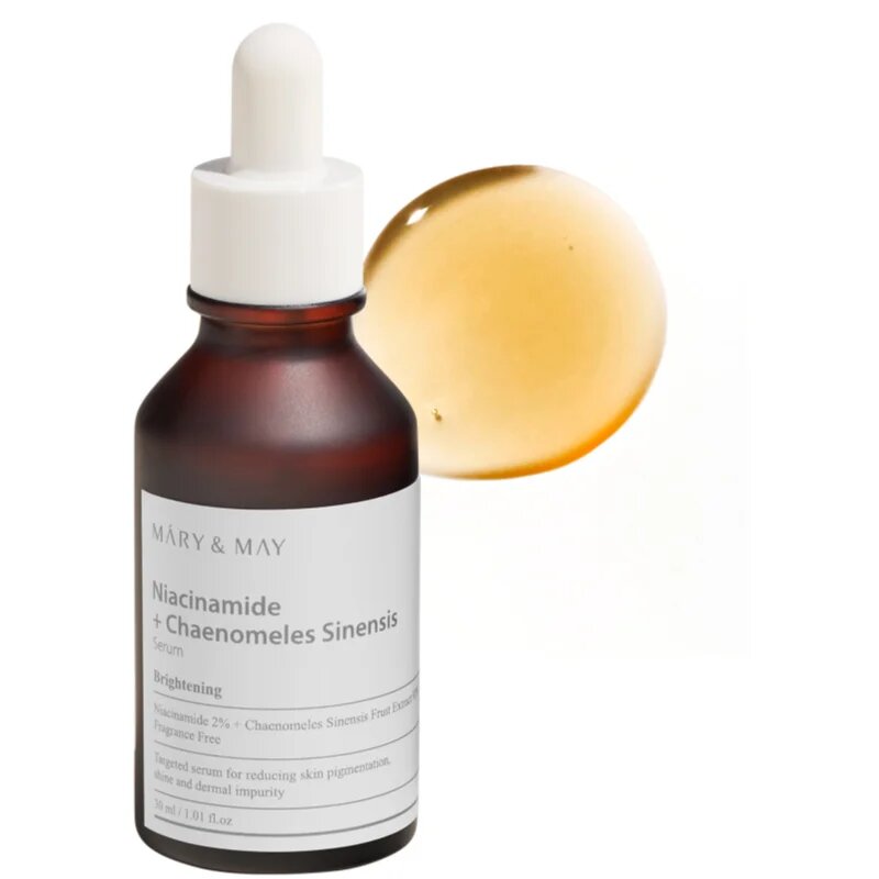Mary&May Niacinamide + Chaenomeles Sinensis регенериращ и озаряващ серум възстановяващ кожната бариера 30 мл.