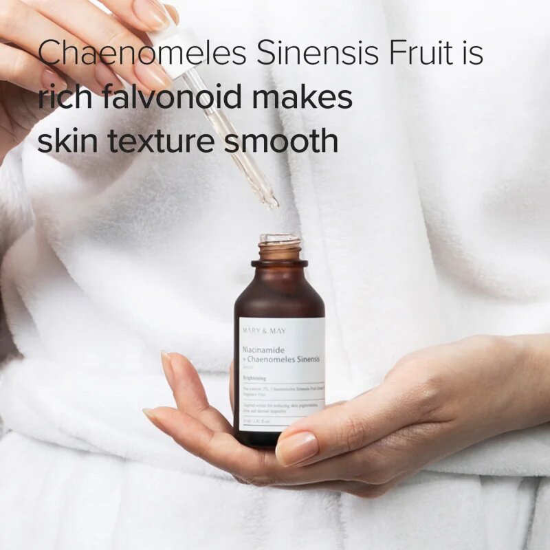 Mary&May Niacinamide + Chaenomeles Sinensis регенериращ и озаряващ серум възстановяващ кожната бариера 30 мл.