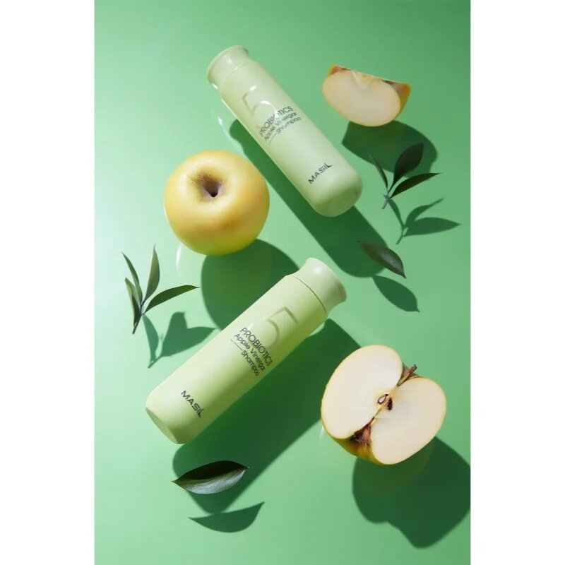 MASIL 5 Probiotics Apple Vinegar дълбоко почистващ шампоан за коса и скалп 300 мл.