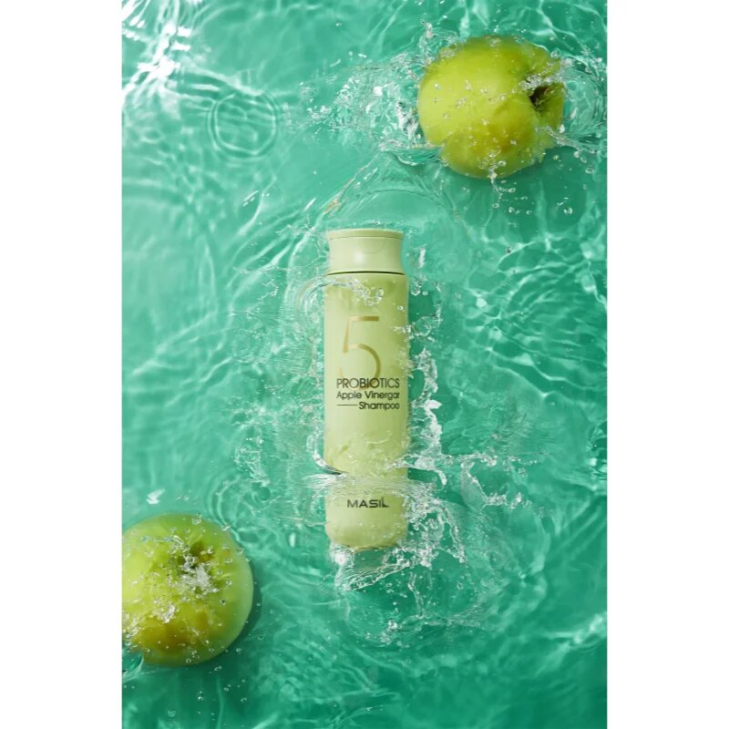 MASIL 5 Probiotics Apple Vinegar дълбоко почистващ шампоан за коса и скалп 300 мл.