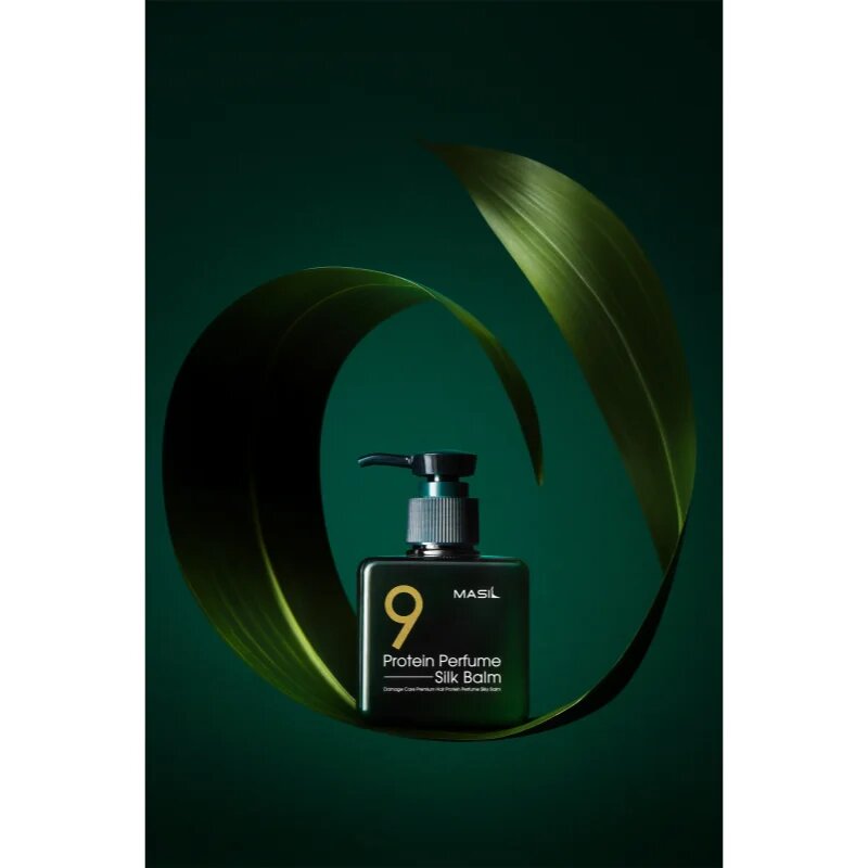 MASIL 9 Protein Perfume Silk Balm регенерираща грижа без изплакване за коса изложена на високи температури 180 мл.