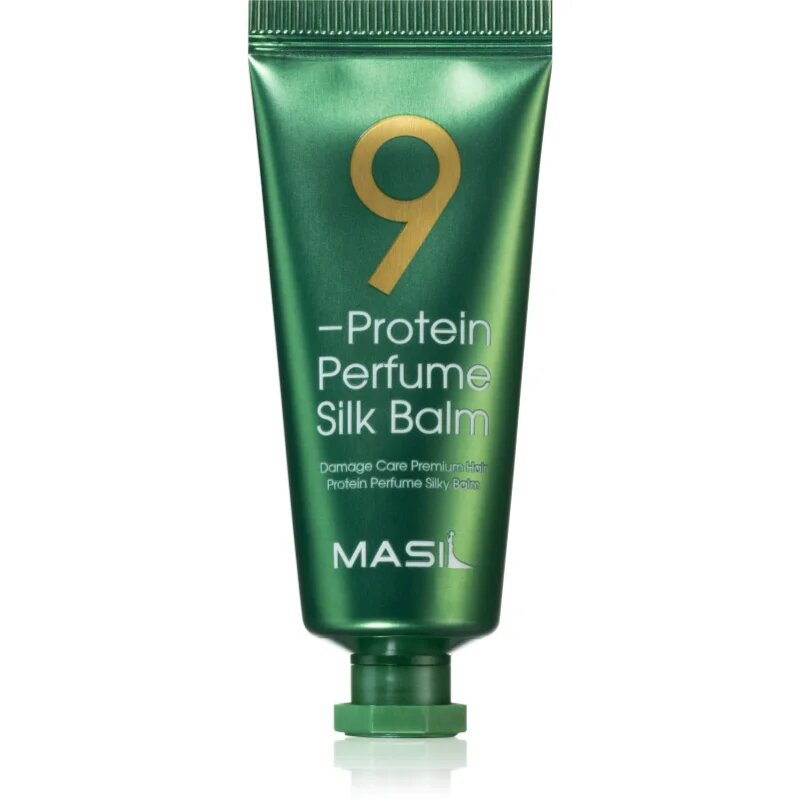 MASIL 9 Protein Perfume Silk Balm регенерираща грижа без изплакване за коса изложена на високи температури 20 мл.