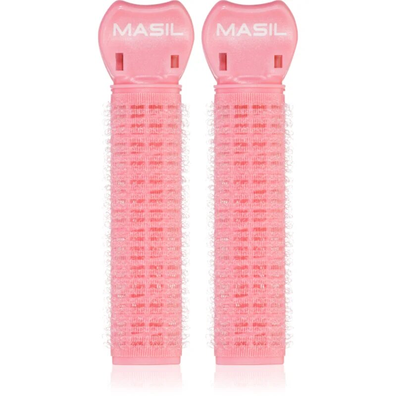 MASIL Roller Pins Peach Girl самозахващащи се ролки за коса за обем в корените 2 бр.