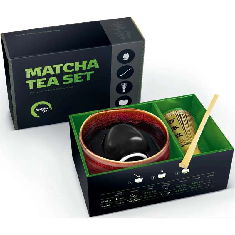 Matcha Tea Matcha Set Profi Kaito подаръчен комплект за приготвяне на напитка