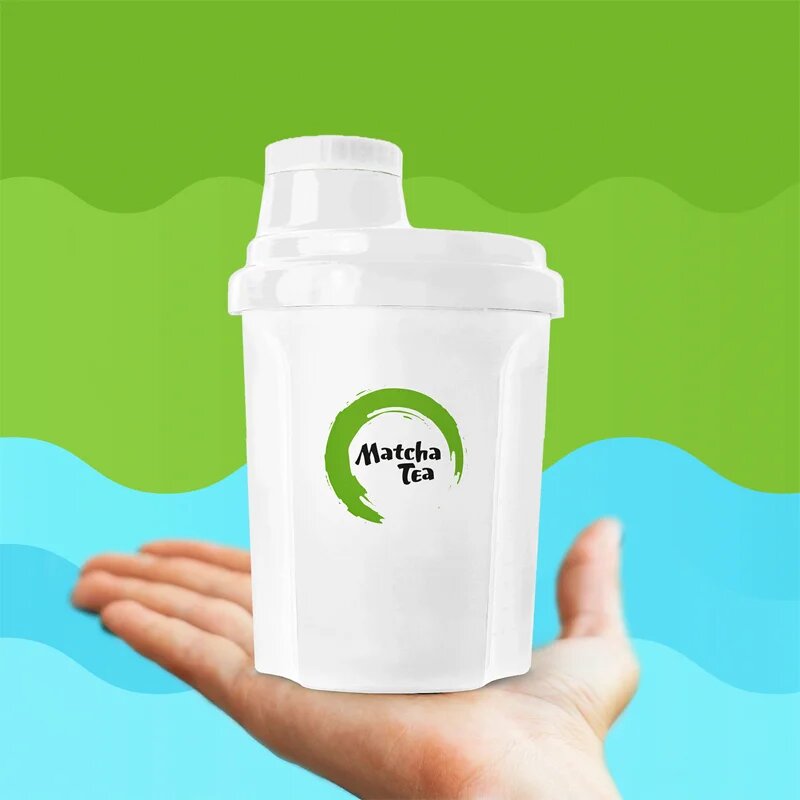 Matcha Tea Shaker B300 спортен шейкър боя White 1 бр.
