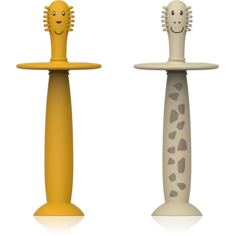 Matchstick Monkey Animal Collection четки за зъби за деца Lion/ Giraffe 2 бр.