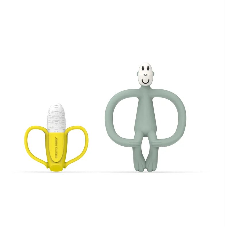 Matchstick Monkey Banana Soother & Monkey Teether подаръчен комплект за деца