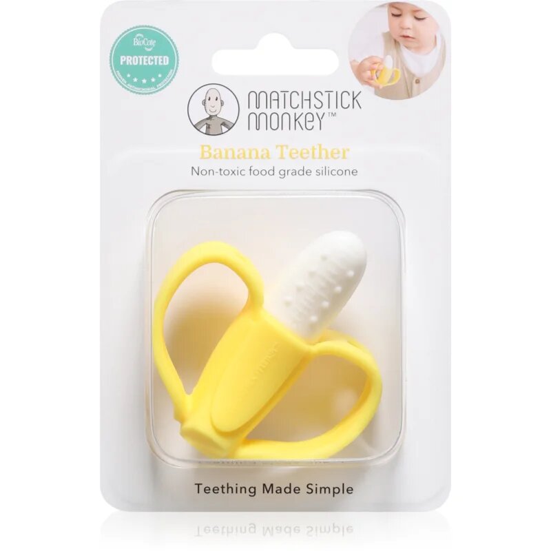 Matchstick Monkey Banana Teether гризалка 3m+ 1 бр.