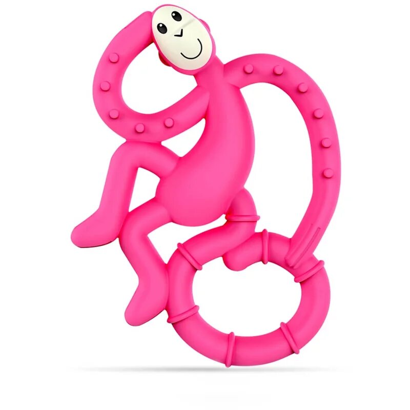 Matchstick Monkey Mini Monkey Teether гризалка с антимикробна съставка 1 бр.