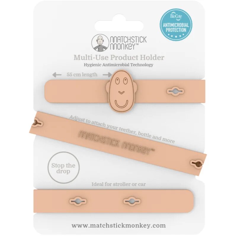 Matchstick Monkey Multi-Use Product Holder мултифункционален клипс Dusty Pink 1 бр.