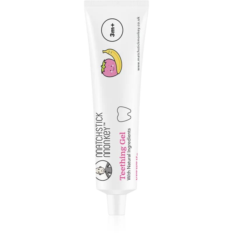 Matchstick Monkey Teething Gel 3m+ охлаждащ гел за зъби 15 гр.