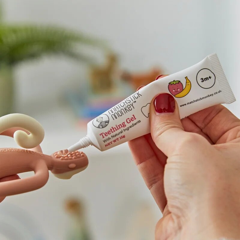 Matchstick Monkey Teething Gel 3m+ охлаждащ гел за зъби 15 гр.