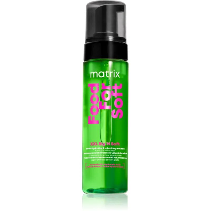 Matrix Food For Soft XXL Big 'N Soft Extra Volumizing Hydrating Mousse хидратираща пяна за екстра обем 200 мл.