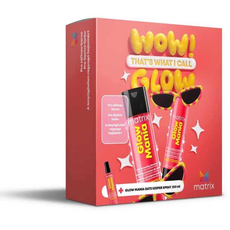 Matrix Glow Mania подаръчен комплект за боядисана коса