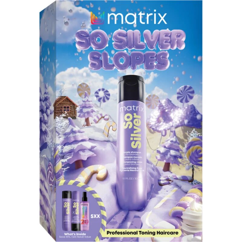 Matrix So Silver подаръчен комплект неутрализиращ жълтеникавите оттенъци