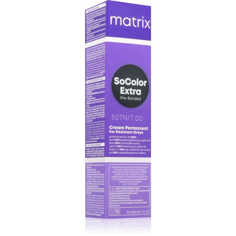 Matrix SoColor Extra Pre-Bonded перманентната боя за коса цвят 507N 90 мл.