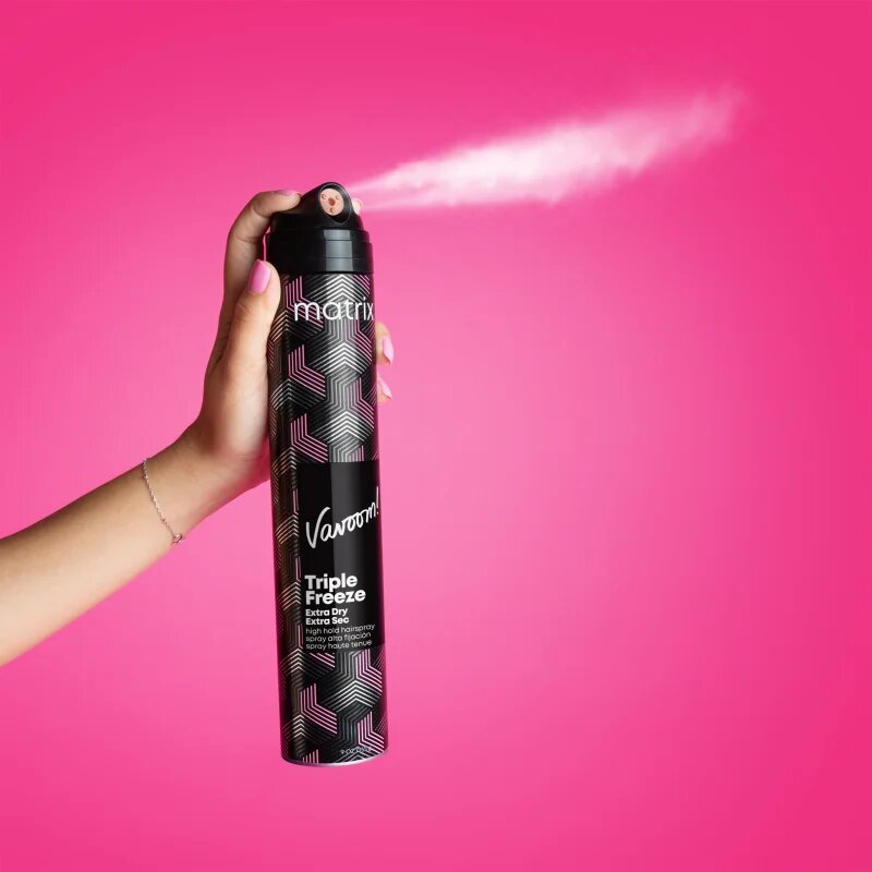 Matrix Vavoom Triple Freeze Extra Dry лак за коса със силна фиксация 300 мл.