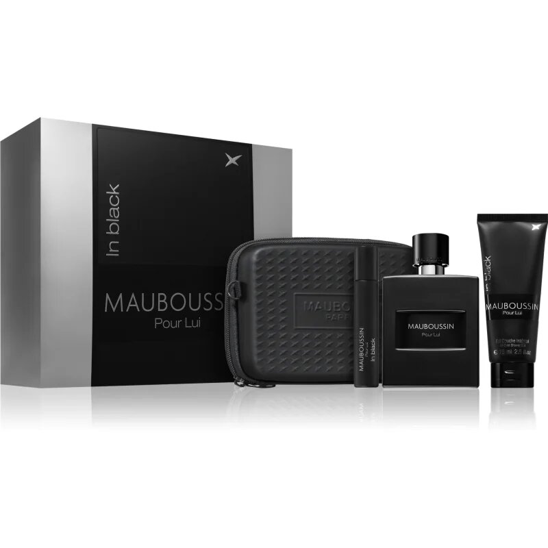 Mauboussin Prestige Set Pour Lui In Black подаръчен комплект за мъже 4 бр.