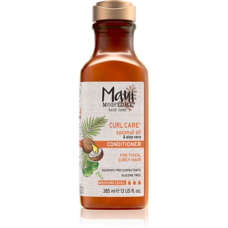 Maui Moisture Curl Quench + Coconut Oil балсам с кокосово масло за чуплива и къдрава коса 385 мл.