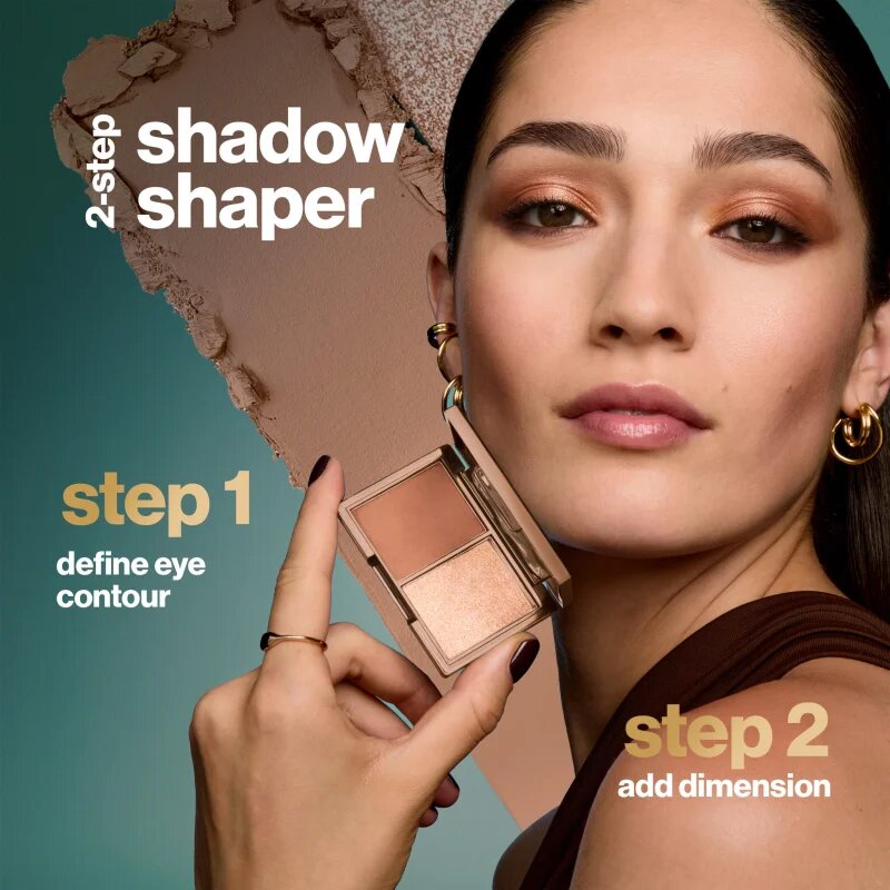 Max Factor 2000 Calorie Shadow Shaper дуо сенки за очи цвят 040 Umber Spark 4 гр.