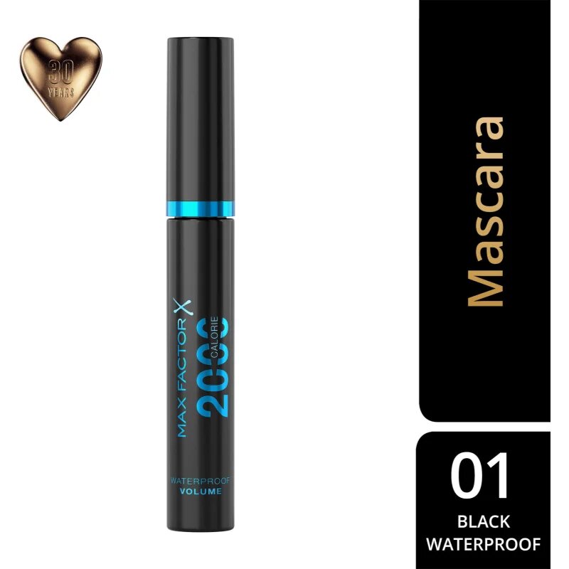 Max Factor 2000 Calorie спирала за обем водоустойчив цвят Black 9 мл.