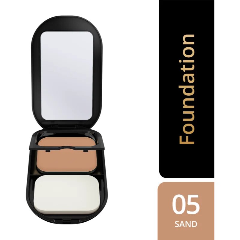 Max Factor Facefinity Refillable компактен матиращ фон дьо тен SPF 20 цвят 005 Sand 10 гр.