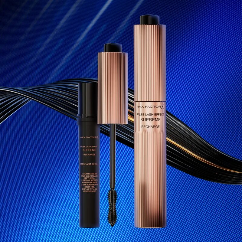 Max Factor False Lash Effect Supreme Recharge спирала за ефект на изкуствени мигли цвят Black 8 мл.