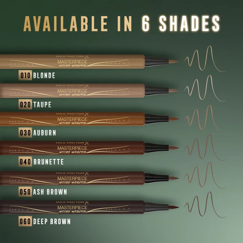 Max Factor Masterpiece Micro Marker молив за вежди цвят 60 Deep Brown 1 мл.