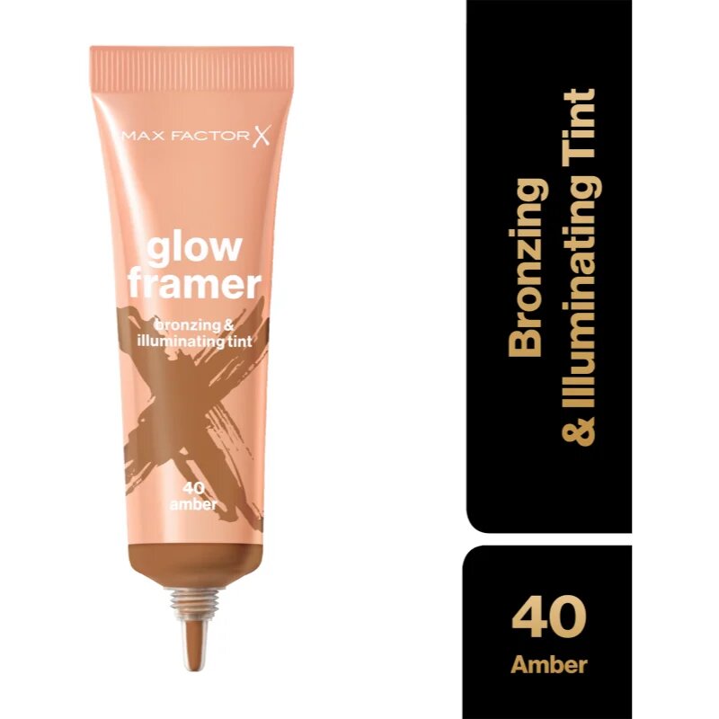Max Factor Miracle Pure Glow Framer бронзиращ флуид цвят 40 Amber 30 мл.