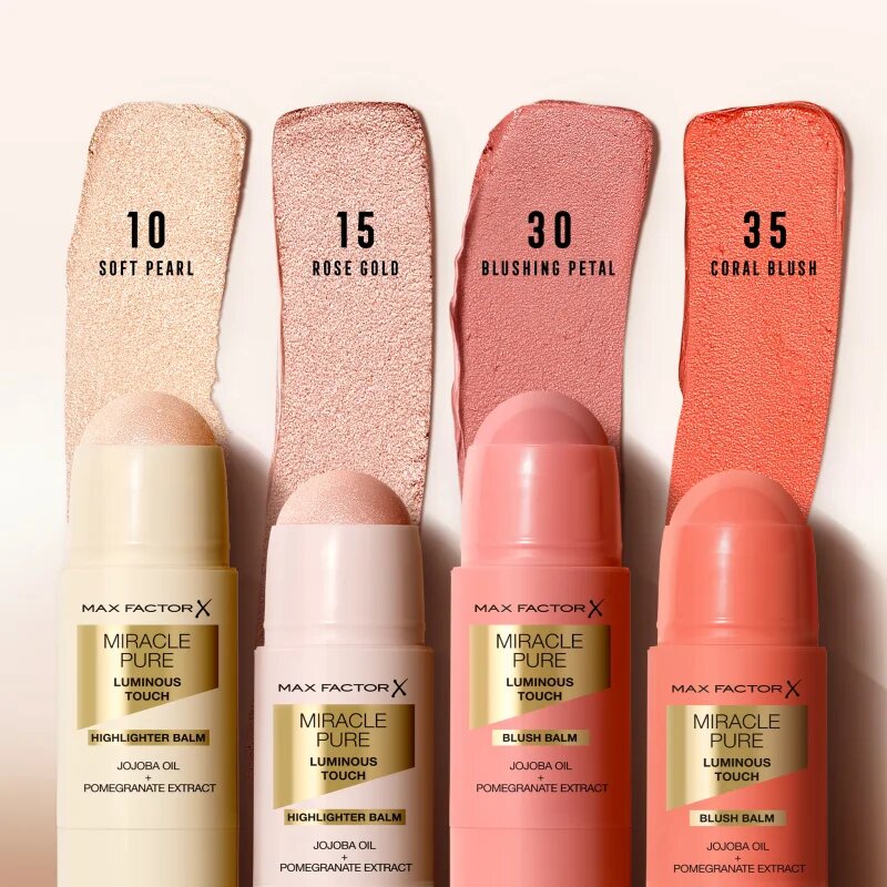 Max Factor Miracle Pure Luminous Touch кремообразен озарител цвят 10 Soft Pearl 6 гр.