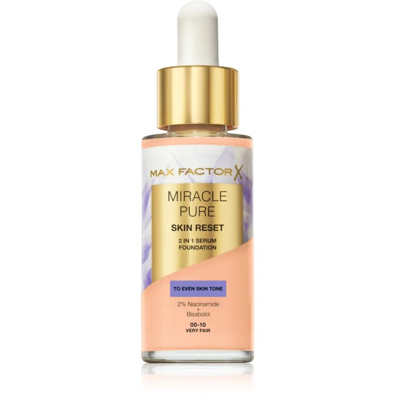 Max Factor Miracle Pure Skin Reset Серум фон дьо тен цвят 00-10 Very Fair 30 мл.