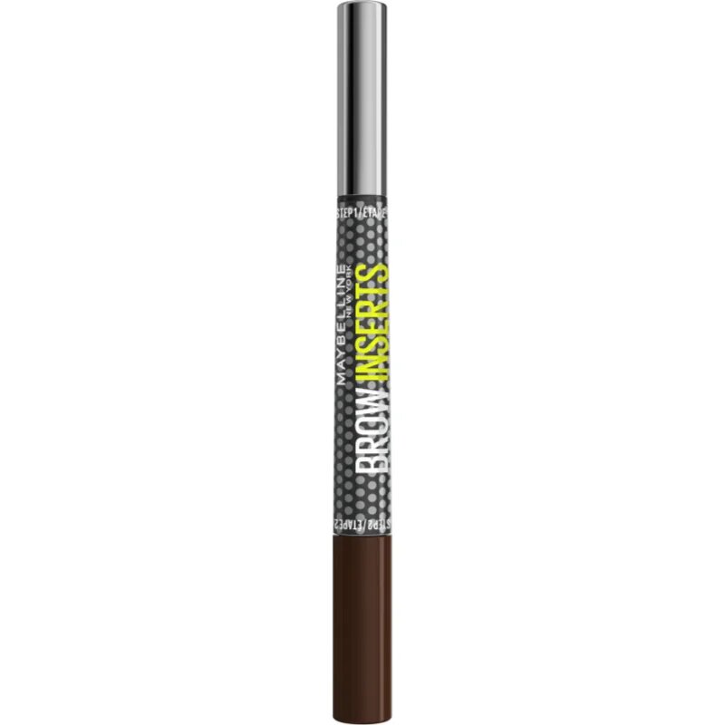MAYBELLINE NEW YORK Brow Inserts маркер за вежди с четка 2 в 1 цвят 5 Deep Brown 1.25 мл.