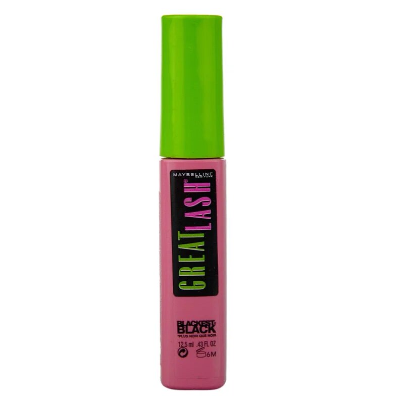 MAYBELLINE NEW YORK Great Lash Blackest Black спирала цвят Blackest Black 12.5 мл.