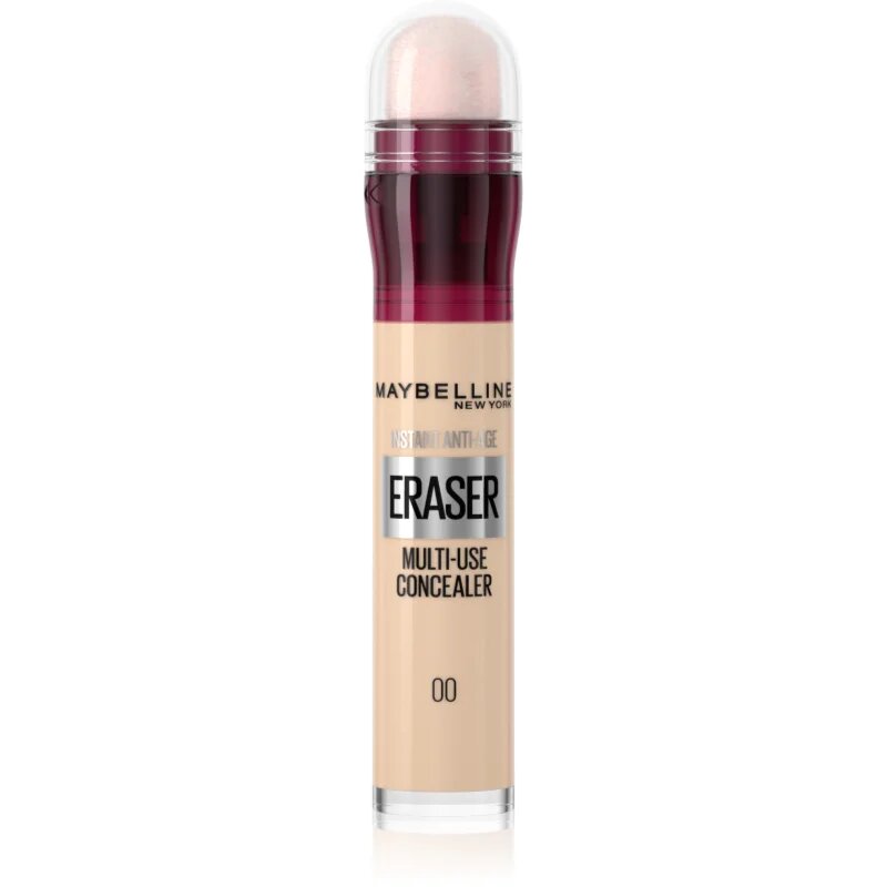 MAYBELLINE NEW YORK Instant Anti Age Eraser течен коректор с гъба апликатор цвят 00 Ivory 6.8 мл.