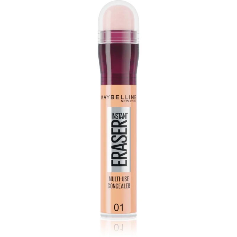 MAYBELLINE NEW YORK Instant Anti Age Eraser течен коректор с гъба апликатор цвят 01 Light 6.8 мл.