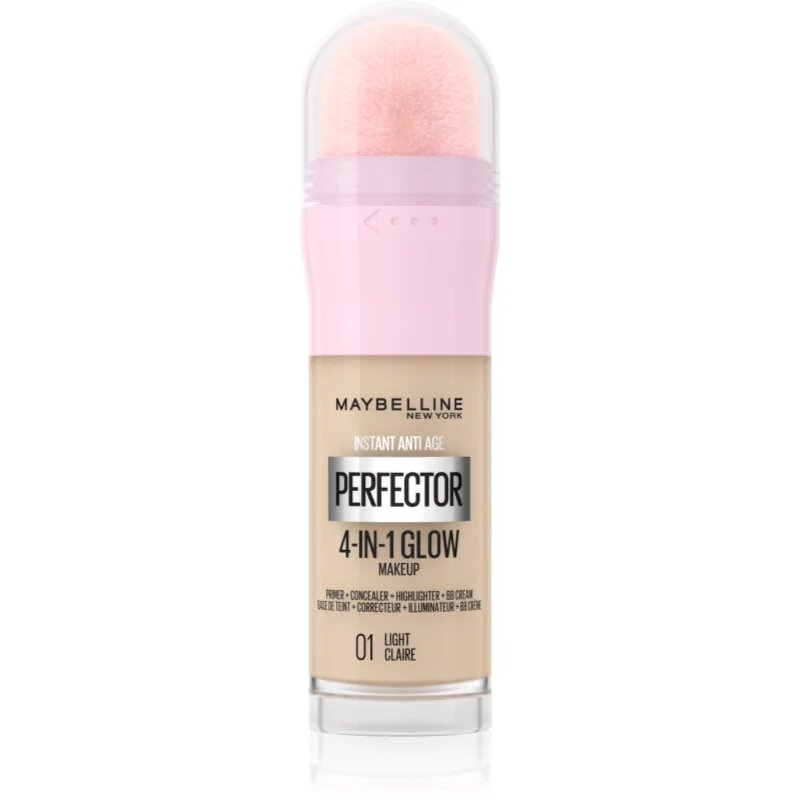 MAYBELLINE NEW YORK Instant Perfector 4-in-1 озаряващ фон дьо тен за естествен вид цвят 01 Light 20 мл.