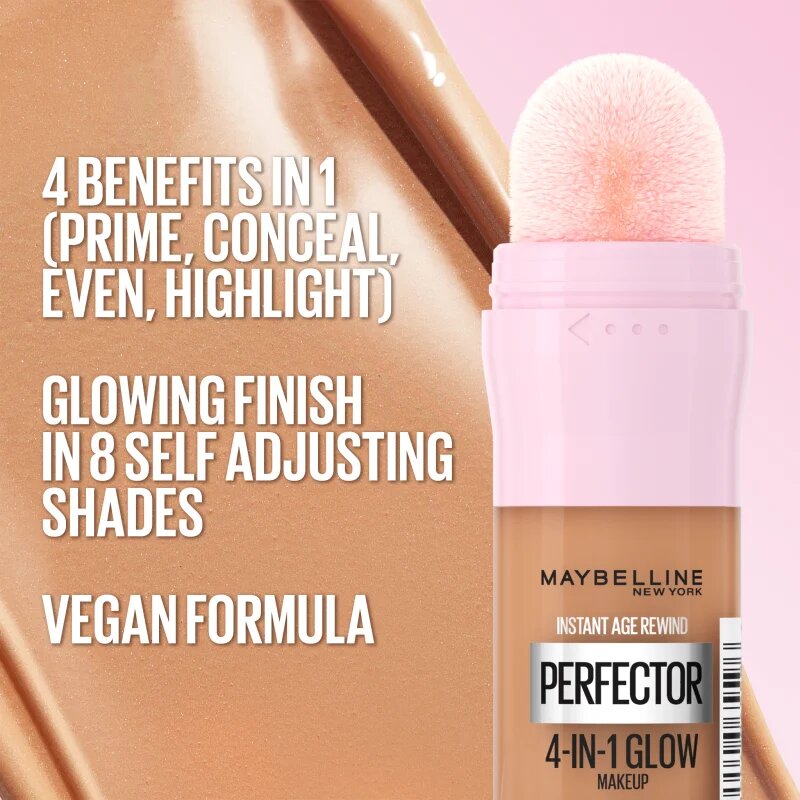 MAYBELLINE NEW YORK Instant Perfector 4-in-1 озаряващ фон дьо тен за естествен вид цвят 02 Medium 20 мл.