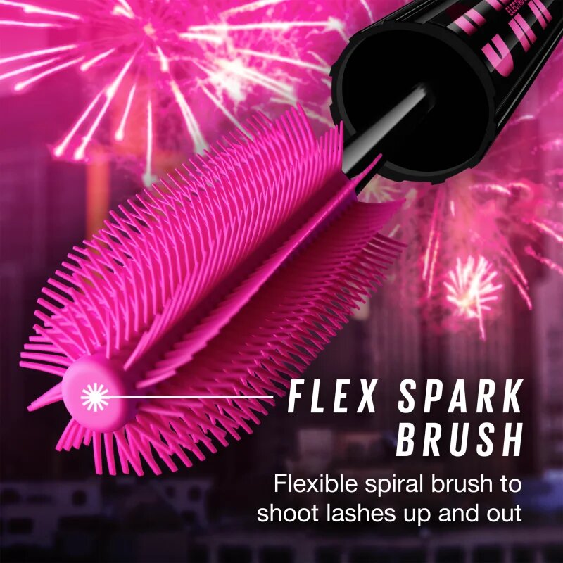 MAYBELLINE NEW YORK Lash Sensational Firework спирала за удъжаване извиване и обем екстра черно цвят Electro Black 10 мл.