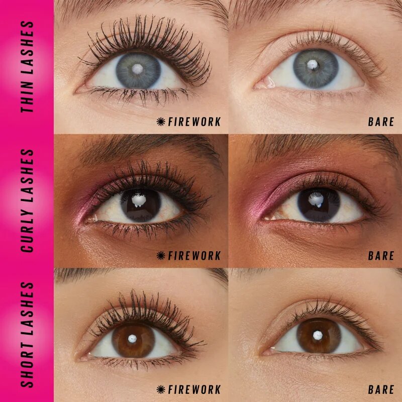 MAYBELLINE NEW YORK Lash Sensational Firework спирала за удъжаване извиване и обем екстра черно цвят Electro Black 10 мл.