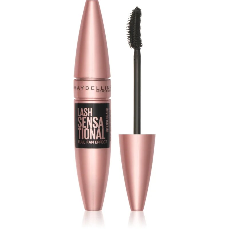 MAYBELLINE NEW YORK Lash Sensational удължаваща спирала за плътни мигли цвят Intense Black 9.5 мл.