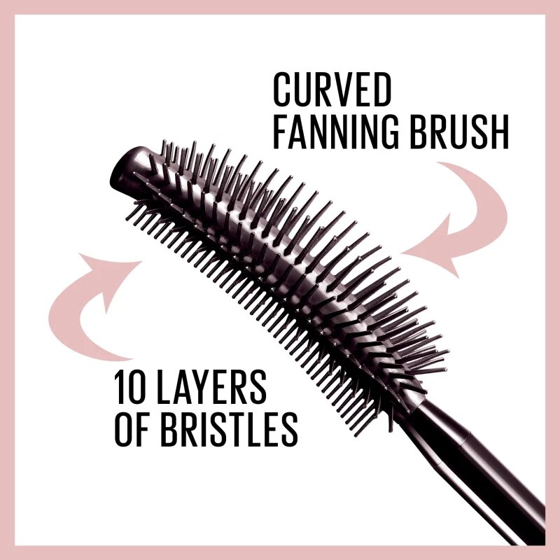 MAYBELLINE NEW YORK Lash Sensational водоустойчива спирала за удължаване извиване на миглите и придаване на обем цвят Black 9.4 мл.