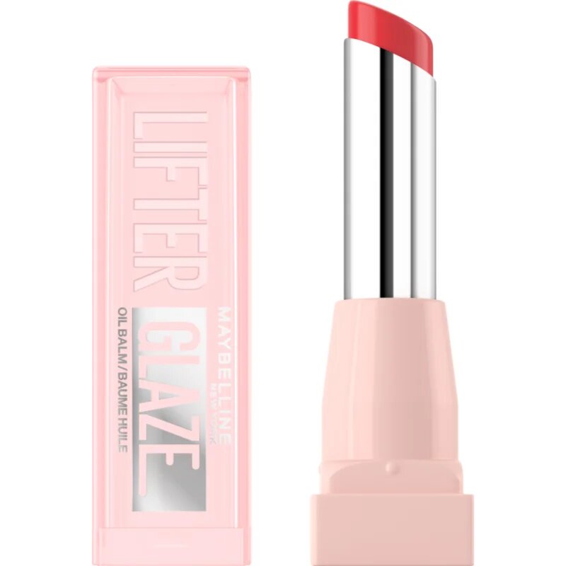 MAYBELLINE NEW YORK Lifter Glaze интензивен хидратиращ балсам за устни със силен гланц цвят 005 Peach Pink 2.8 гр.