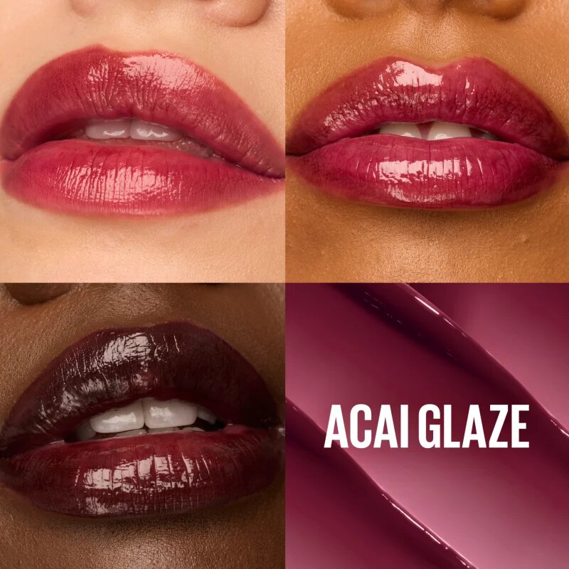 MAYBELLINE NEW YORK Lifter Glaze интензивен хидратиращ балсам за устни със силен гланц цвят 008 Acai Glaze 2.8 гр.